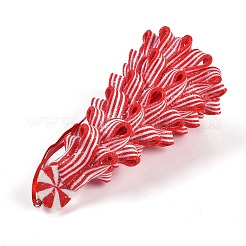 Adornos colgantes de PVC para árboles de Navidad&nbsp;HJEW-S003-01B