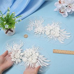 3d Blumen-Spitzenapplikationen&nbsp;DIY-WH0430-459B