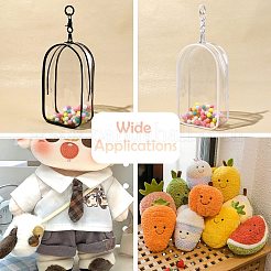 2 Stück transparente PVC-Aufbewahrungsbeutel für Kosmetika in 2 Farben&nbsp;ABAG-CJ0001-08