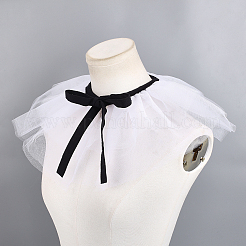 Cuello falso de gasa&nbsp;AJEW-WH0481-538B