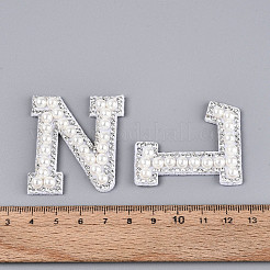 26 cabochon in plastica ABS con perle finte&nbsp;PATC-T001-01A