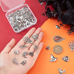 64pcs 16 colgantes de aleación de estilo tibetano de estilo&nbsp;FIND-SC0002-67