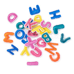 Buchstaben-Polyester-Computerstickerei-Stoff zum Aufbügeln/Aufnähen von Patches&nbsp;DIY-TAC0015-41