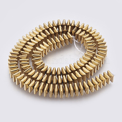 Chapelets de perles hématite électrolytique synthétique sans magnétique&nbsp;G-E495-08D