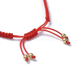 Verstellbarer Nylonfaden geflochtene Perlen Armbänder&nbsp;BJEW-JB04431