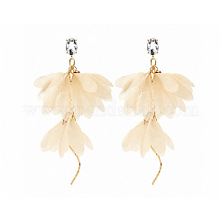 Aretes de rhinestone de aleación&nbsp;WG4429C-02