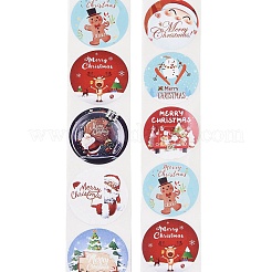 Selbstklebende Papieraufkleber mit Weihnachtsmotiven&nbsp;X-DIY-B077-01A-09