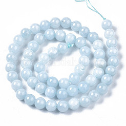 Cordes de perles de calcédoine naturelles&nbsp;G-S333-6mm-004