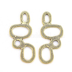 Connettori dei collegamenti di stile tibetano della bolla&nbsp;TIBE-R139-AG-LF