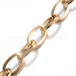304 Edelstahl-Kabelkettenarmbänder&nbsp;BJEW-P064-27G