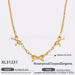 Colliers à maillons en acier inoxydable chirurgical 316L pour femmes&nbsp;FS-WGE9B28-07