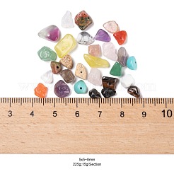 15 stile di perline di pietre preziose naturali e sintetiche&nbsp;G-FS0001-71