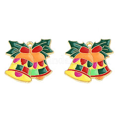 Crémaillère placage pendentifs en émail d'alliage&nbsp;ENAM-N060-05LG