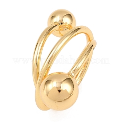 Bagues de manchette en laiton pour femmes&nbsp;RJEW-Z113-16G