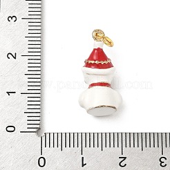 Messing Emaille-Anhänger&nbsp;KK-H5223-04A-G