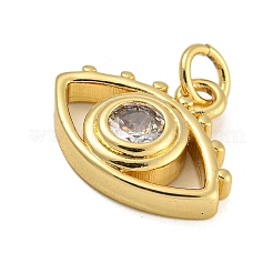 Cremagliera placcatura micro ottone spianare pendenti zirconi&nbsp;KK-C074-49G