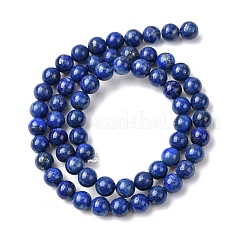 Natürlicher Lapislazuli Perlenstränge&nbsp;G-K366-G03-6mm