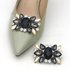 Clip con fibbia per scarpe staccabili in lega di vetro&nbsp;FIND-WH0423-73P-02
