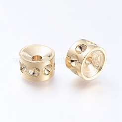 Perline in acciaio inossidabile 304 con strass&nbsp;STAS-E474-53D-G