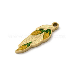 Pendentifs en acier inoxydable 304 émaillés&nbsp;STAS-I335-04G-02