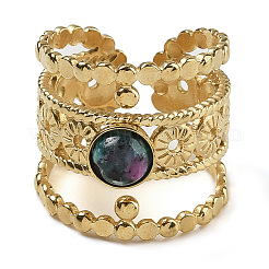 Natürliche & synthetische Edelstein Fingerringe&nbsp;RJEW-U027-03G