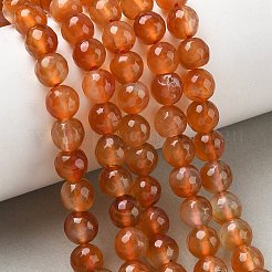 Brins de perles d'agate naturelle teintes et chauffées&nbsp;G-P539-D01-10