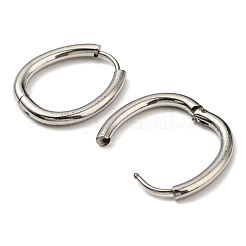 Pendientes de aro de acero inoxidable resistentes al deslustre&nbsp;X-EJEW-P232-02P