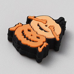 Perline focali in silicone ecologico per uso alimentare a tema Halloween&nbsp;SIL-CJC0012-04C