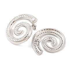 Boucles d'oreilles en laiton pour femmes&nbsp;EJEW-U015-06P