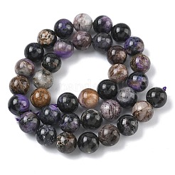 Chapelets de perles de charoite naturel&nbsp;G-C270-O03-10