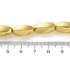 Fili di perline di ematite sintetica non magnetica elettrolitica&nbsp;G-P545-G03-8x16mm