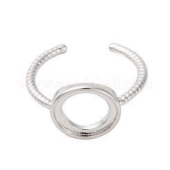 Offene Manschettenringkomponenten aus Messing&nbsp;KK-U074-08P