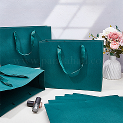 Geschenk-Aufbewahrungsbeutel für Süßigkeiten aus Papier mit Schleifengriff&nbsp;ABAG-WH0048-05