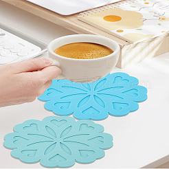 2 Stück Silikon-Tischsets in 2 Farben&nbsp;AJEW-LP0001-46B