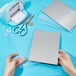 6 pieza de 2 estilos de láminas de acrílico y acero inoxidable 201&nbsp;DIY-OC0015-92