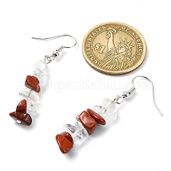 Set di orecchini pendenti con pietre miste naturali e sintetiche per donna&nbsp;EJEW-JE06247