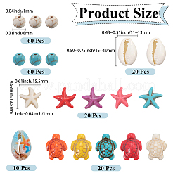 Schmuck-Sets zum Selbermachen mit Ozeanmotiven&nbsp;DIY-SC0030-41