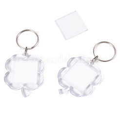 10 Stück Acryl-Schlüsselanhänger&nbsp;KEYC-TA0001-61