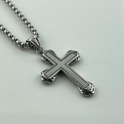 Coole männer kreuz 304 edelstahl anhänger punk halsketten&nbsp;CM3721
