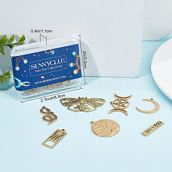 16 Stück 8 Stil 304 Edelstahl-Charms&nbsp;STAS-SC0004-05
