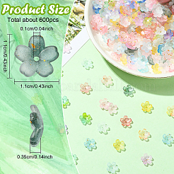93 g de perles acryliques givrées&nbsp;FACR-YW0001-10I