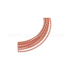 Alambre de joyería de latón de 2 capa&nbsp;KK-WH0084-26B