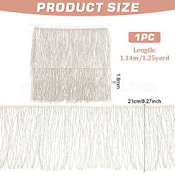 1.25 Yard Fransenbesatz aus Saatperlen-Perlen&nbsp;DIY-BC0012-58A