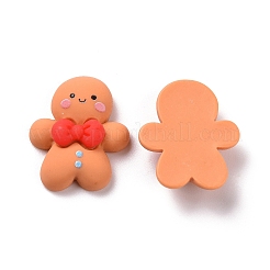 Cabujones de resina opaca con tema navideño&nbsp;X-CRES-M013-03