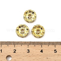 Perline distanziatrici in cristallo di ottone di grado A&nbsp;X-RB-A006-10MM-G