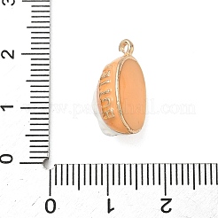 Pendentifs d'émail en alliage&nbsp;LS-ENAM-F156-05G-03