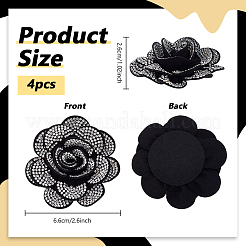4 Stück Filz-Ornament-Zubehör&nbsp;DIY-FG0008-62