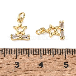 Ciondoli in ottone zirconi chiari micro pavé&nbsp;CU-CBAF0F8-16I-G