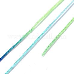 Cordones de satén de cola de rata de nailon teñidos en segmentos&nbsp;NWIR-A008-01K