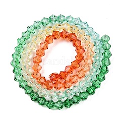 Colori sfumati da cuocere fili di perline di vetro&nbsp;LS-DGLA-A039-T6mm-A013